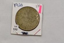 1921 Morgan Dollar; F