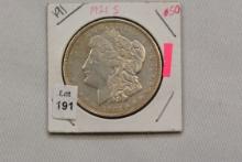 1921-S Morgan Dollar; F