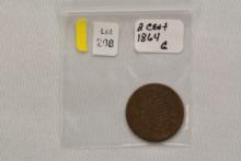1864 Two Cent Piece; G