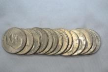 1 Lot of 14 - Eisenhower Dollars; $14 Face Value