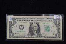 2 - 1963-A and 1963-B One Dollar Star Notes; AU; 2xBID