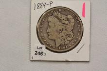 1884-P Morgan Dollar; VF