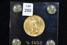 1998 $10 Gold Eagle 1/4 oz. Coin; Unc.
