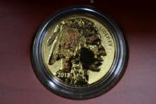 2013 American Buffalo 1 Oz. Gold Reverse Proof Coin; Unc.