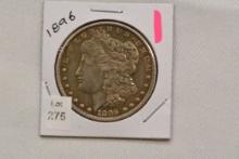 1896 Peace Dollar; XF