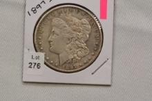 1897-S Peace Dollar; XF