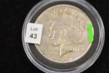1922 Peace Dollar; F