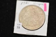 1921 Morgan Dollar; XF