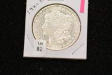 1921-D Morgan Dollar; MS60