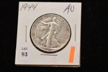 1944 Walking Liberty Half Dollar; AU