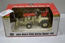 Ertl Patio Series John Deere Model 140 "Patio Red" 1/16 Scale Garden Tractor