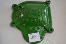 John Deere No. 5 Model Gear Box Cover for Sickle Bar Mower