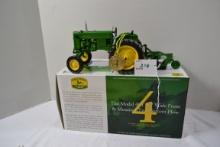 Ertl Collector's Center #4 John Deere Model 40T 1/16 Scale Wide Front Tractor w/Mounted 2-Bottom Plo