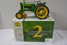 Ertl Collector's Center No. 2 John Deere Model BWH-40 1/16 Scale Unstyled Tractor w/Medallion