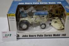 Ertl Patio Series John Deere Model 140 "Spruce Blue" 1/16 Scale Garden Tractor