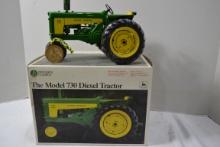 Ertl Precision Classics No. 13 John Deere Model 730 1/16 Scale Diesel Tractor w/Medallion and Box