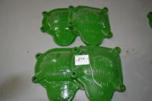 Set of 4 John Deere No. 5 Gear Box Covers for Sickle Bar Mower