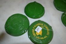 Set of 3 John Deere Planter Lids