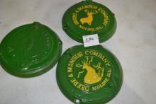 Set of 3 John Deere Planter Lids