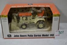 Ertl Patio Series John Deere Model 140 "Sunset Orange" 1/16 Scale Garden Tractor