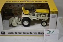 Ertl Patio Series John Deere Model 140 "April Yellow" 1/16 Scale Garden Tractor