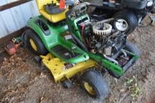 John Deere LT 180 Riding Lawn Mower w/48" Deck; No Hood, As Is