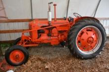 Case DC Wide Front Tractor w/New Front Rubber, 12-38" Rear Rubber 90% Weather-Checked, Rear Wheel We