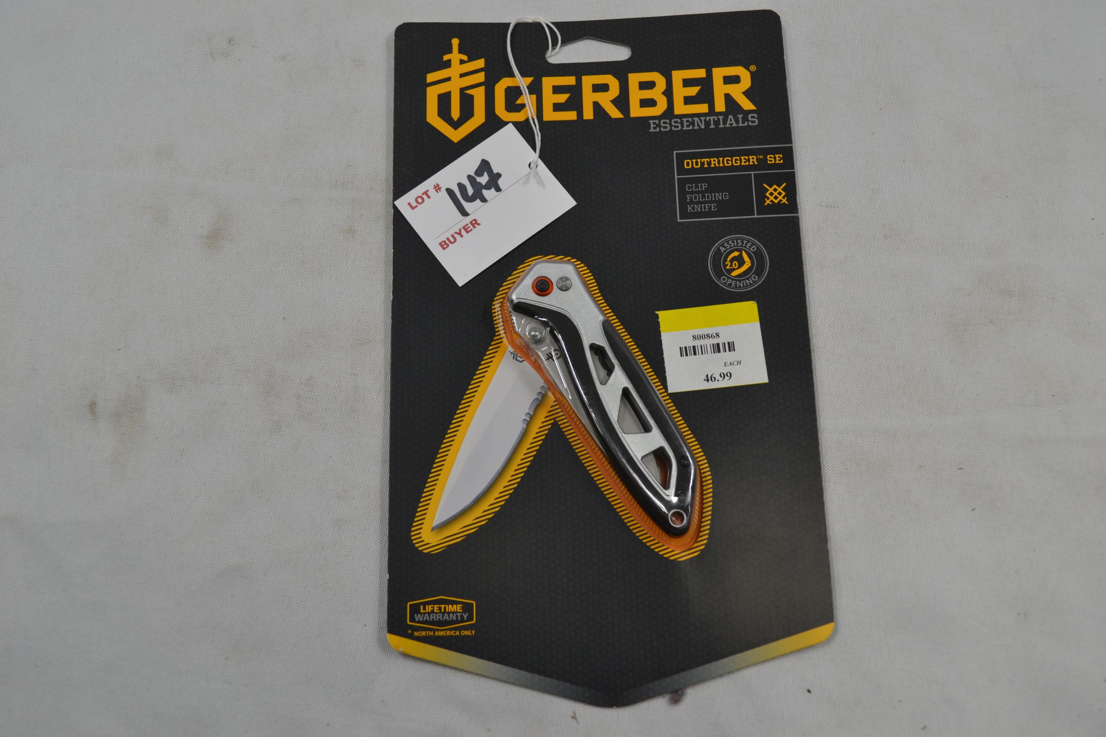 Gerber Essential Outrigger SE Clip Folding Knife