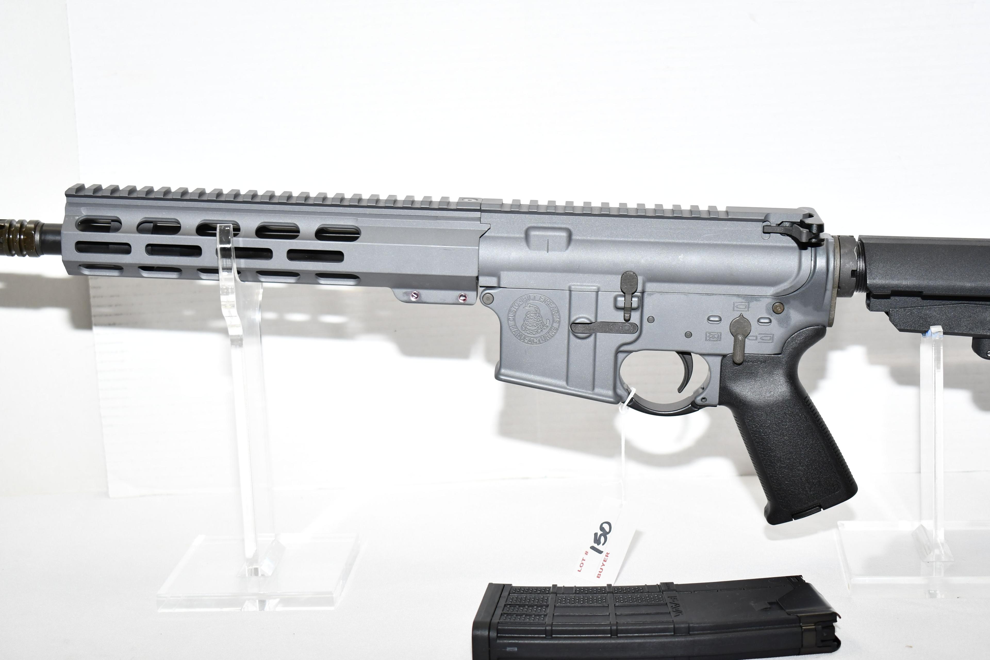 Custombilt Firearms Model C-15 5.56mm Cal. Semi-Auto Pistol w/12" BBL with Flash Hider, Adj. Arm Bra