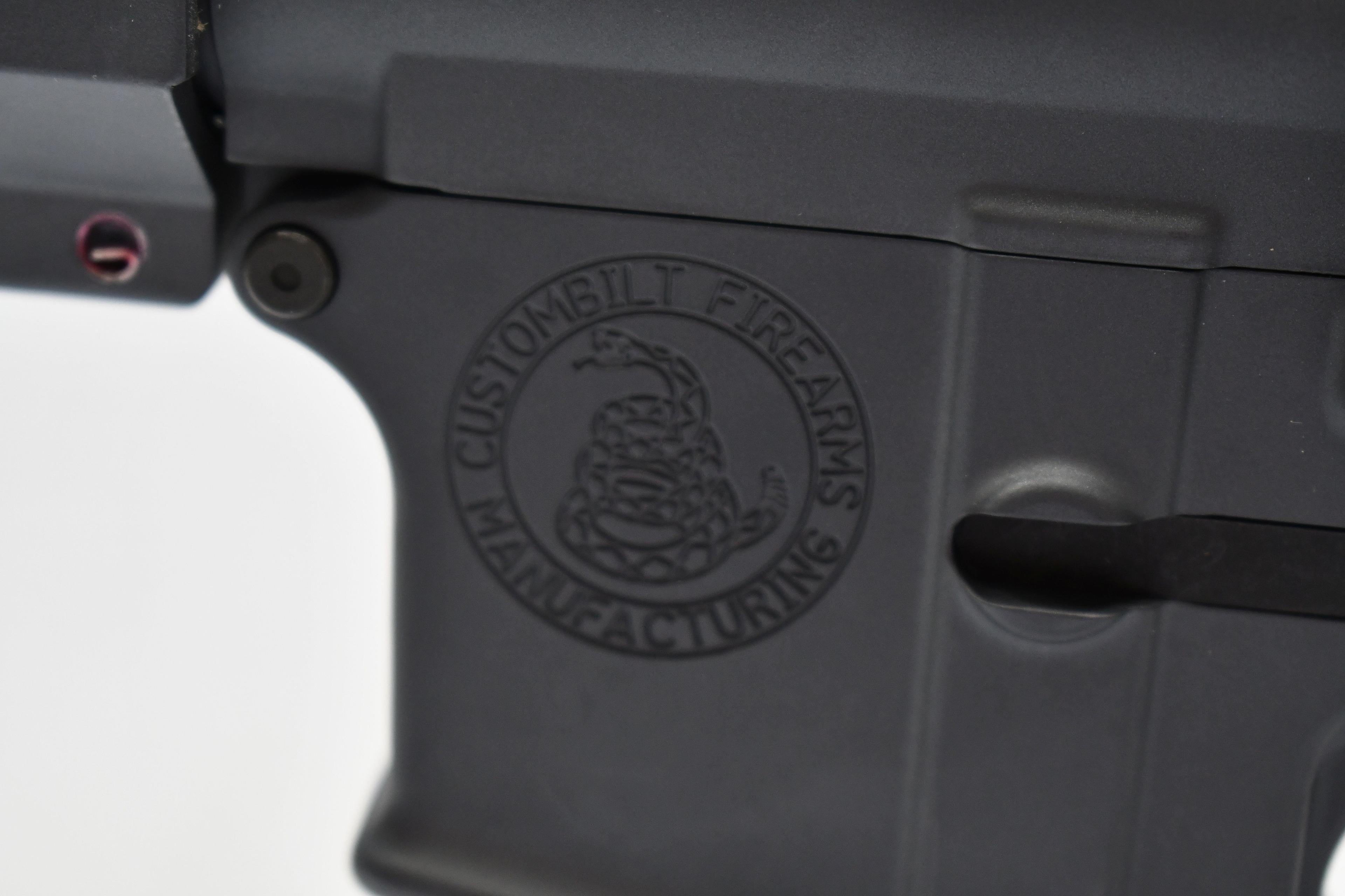 Custombilt Firearms Model C-15 5.56mm Cal. Semi-Auto Pistol w/12" BBL with Flash Hider, Adj. Arm Bra