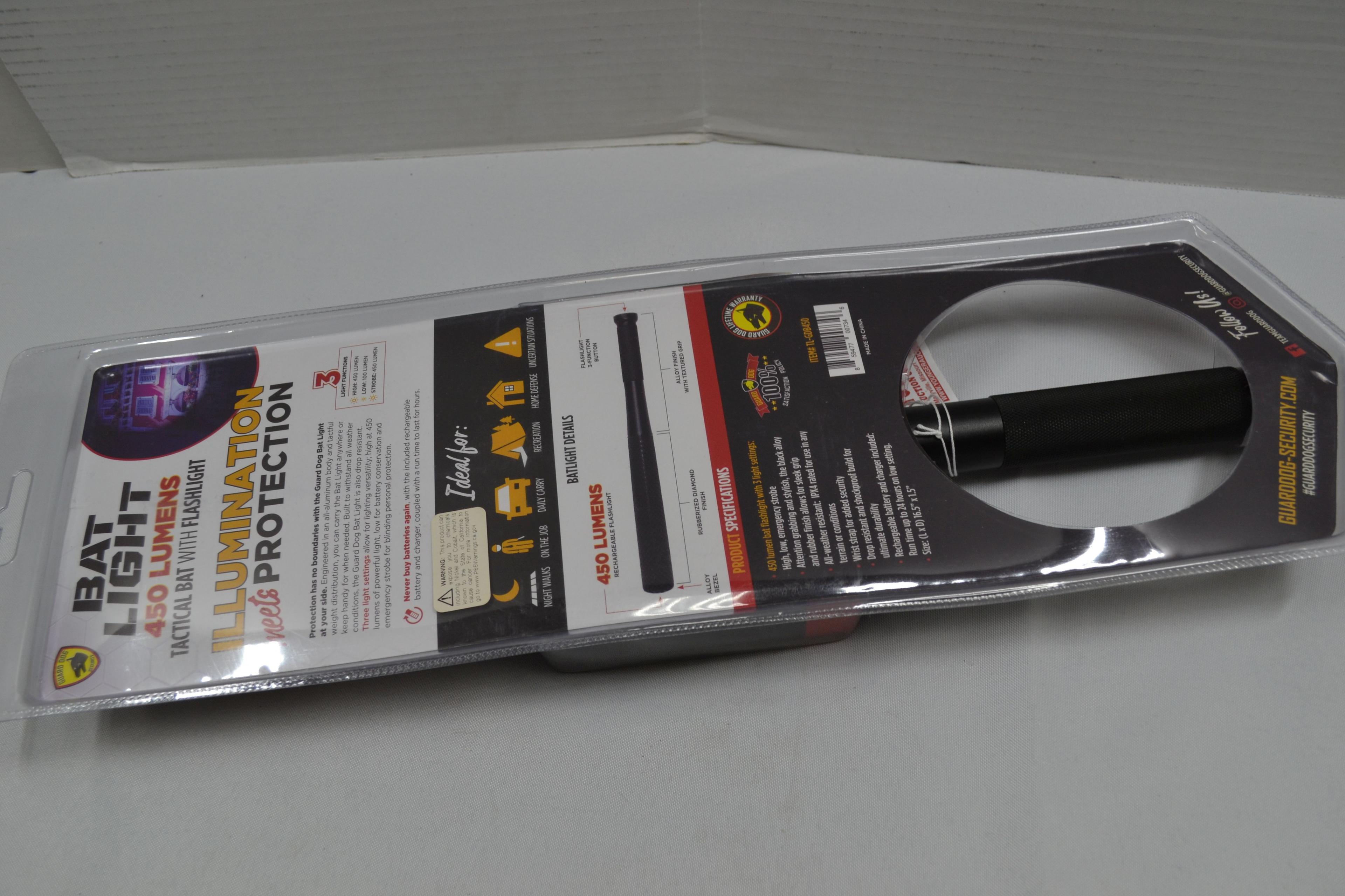 Guard Dog Bat Light Tactical Bat w/Flashlight