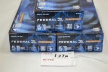3 Boxes - Federal Power Shok .45-70 Govt. 300 gr. JSP; 20 Rds./Box; 3xBID
