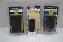 3 - Pachmayr Pistol Grips including Colt Python, Ruger SP101, and S&W M-Frame; 3xBID