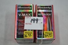 2 - Hornady 6.5mm 90 gr. .264 Cal. V-Max Bullets; 100 Rds./Box; 2xBID