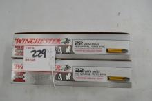 2 Boxes - Winchester Super X .22 Win. Mag. 40 gr. JHP; 250 Rds./Box; 2xBID