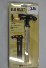 Schrade Old Timer T-Handle Saw w/Sheath; New