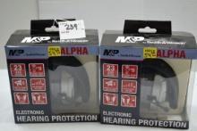 2 - Smith & Wesson M&P Alpha Electronic Ear Protection; 2xBID
