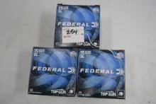 3 Boxes - Federal Top Gun 12 Ga. 2-3/4" No. 7-1/2 Shot; 25 Rds./Box; 3xBID