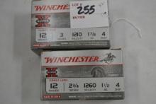 2 Boxes - Winchester Turkey Load 12 Ga. No. 4 Shot; 10 Rds./Box; 2xBID