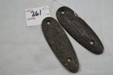 2 - Vintage Browning FN Shotgun Butt Plates; 2xBID