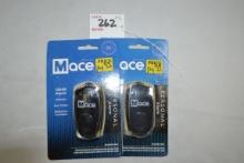 2 - Mace Alarm Whistle/Keychain; 2xBID