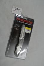 Winchester 2.6" All-Steel Clip Folder Folding Knife