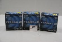 3 - Federal Top Gun 12 Ga. 7-1/2 Shot Shells; 25 Rds./Box; 3xBID