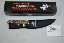 Winchester Model W40 14003B Trout Knife w/Sheath; NIB