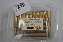 7.92x57mm (8mm) Mauser FMJ on Clips FNM 71-8; 45 Rds.
