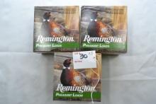 3 - Remington Pheasant Loads 12 Ga. No. 4 Shot Shells; 25 Rds./Box; 3xBID