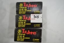 3 Boxes - TulAmmo 7.62x39mm 122 gr. Steel Case HP; 50 Rds./Box; 3xBID