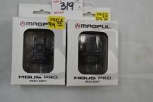 2 - Magpul MBUS Pro Front and Rear Sights; 2xBID