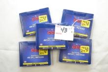 5 Boxes - CCI .44 SPL/.44 Mag. 9-Shot 140 gr. Shot Shells; 10 Rds./Box; 5xBID
