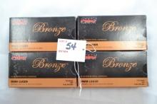 4 Boxes - PMC Bronze 9mm 115 gr. JHP; 50 Rds./Box; 4xBID